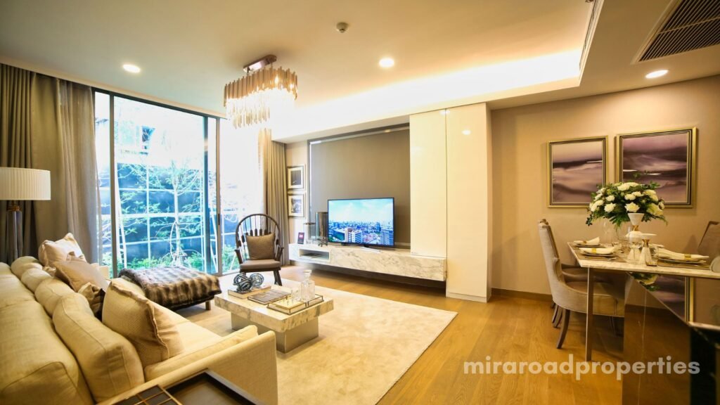 3BHK apartment flat for rent in Mira Road with parking