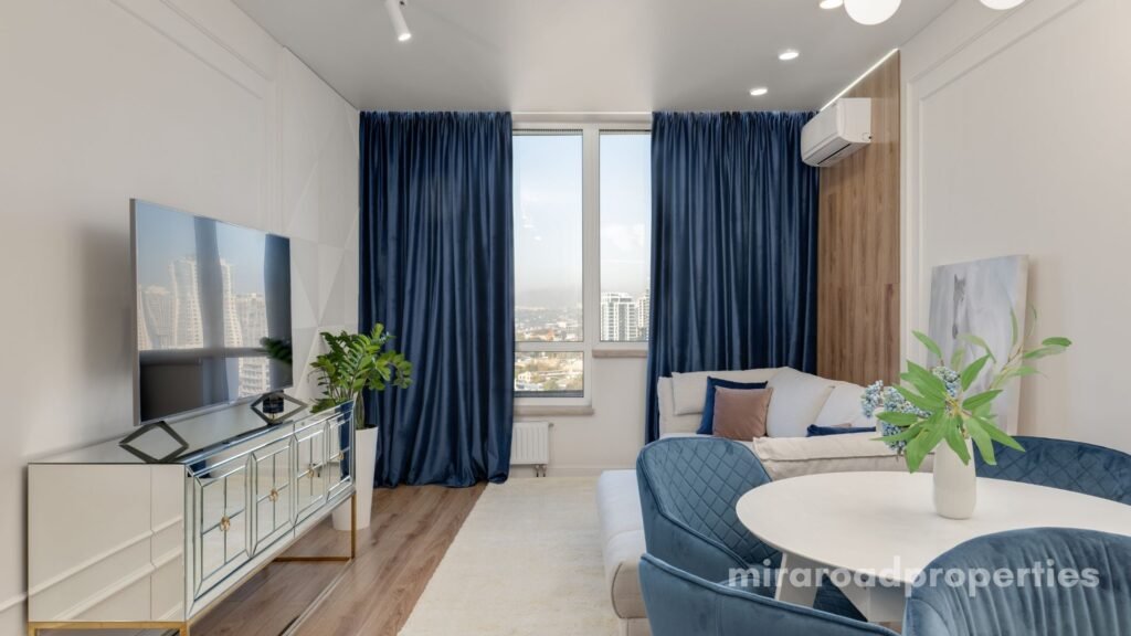 Flat for rent in Mira Road with Greenery with sea view