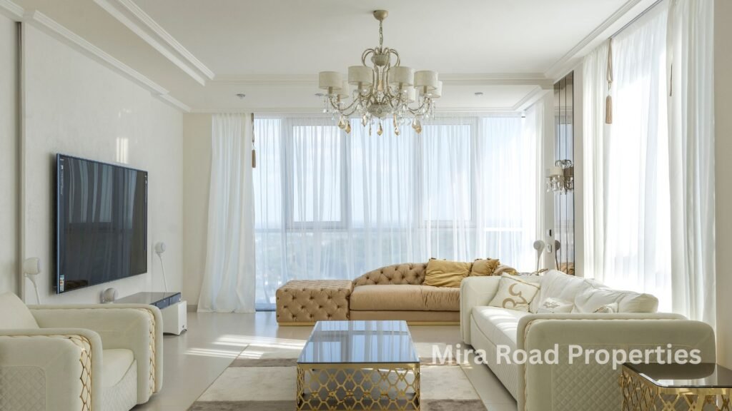 24-hour water supply flats for rent in Mira Road with amenities