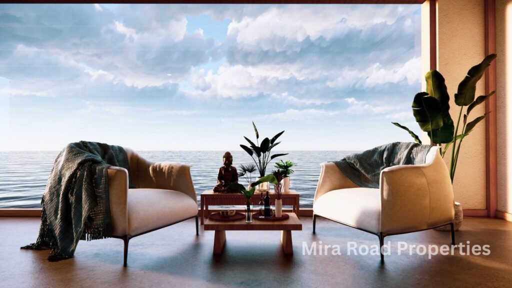 Affordable Flats in rent Mira Road with sea view