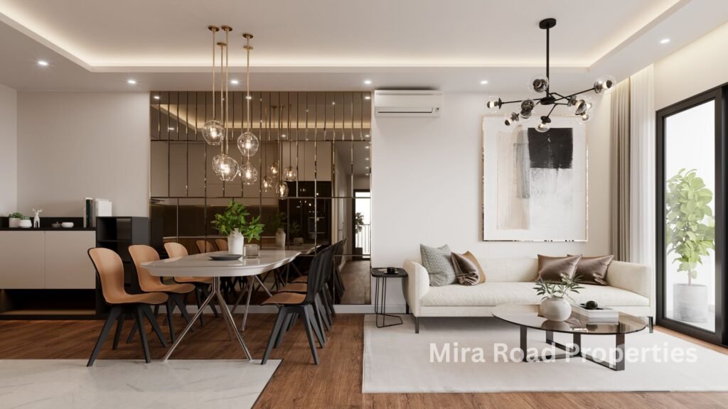 Budget 24-hour water supply flats for rent Mira Road
