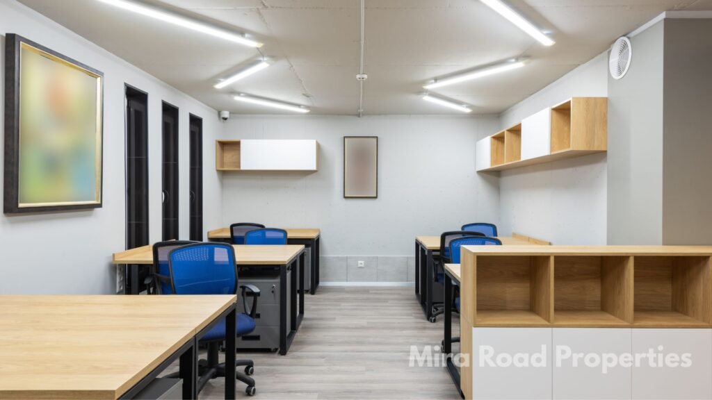 Co-working spaces for rent in near metro station in Mira Road