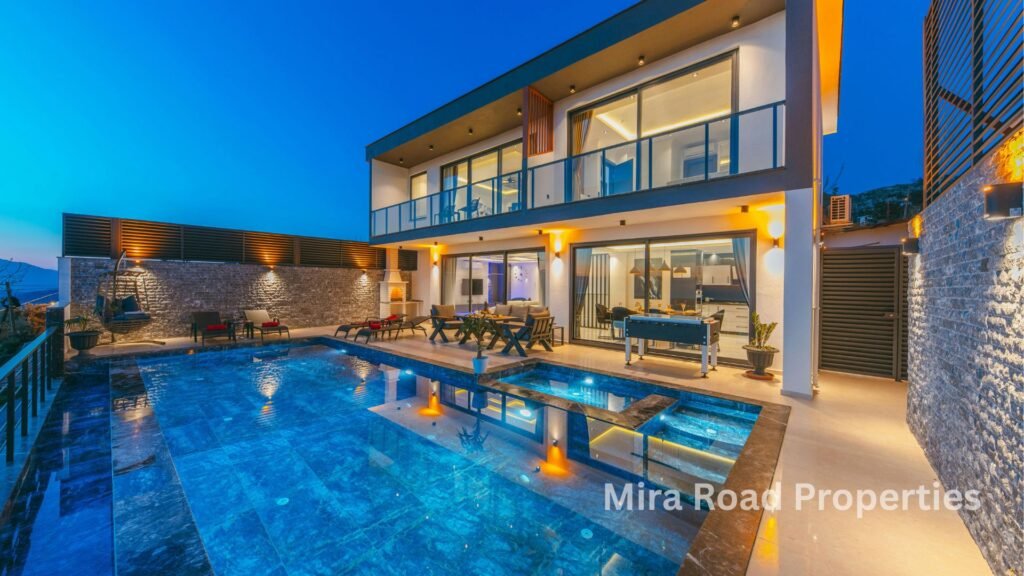 Flats for sale near metro station in Mira Road swimming pool