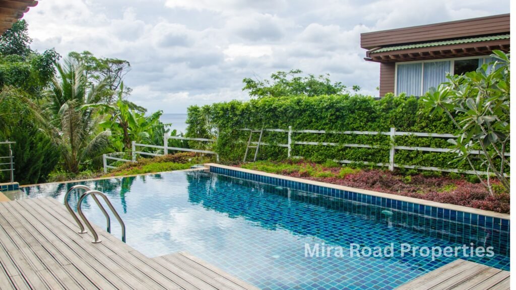 Flats for sale under 20k in Mira Road swimming pool