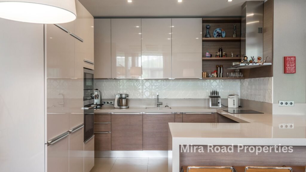 Flats with modular kitchen for working professionals in Mira Road