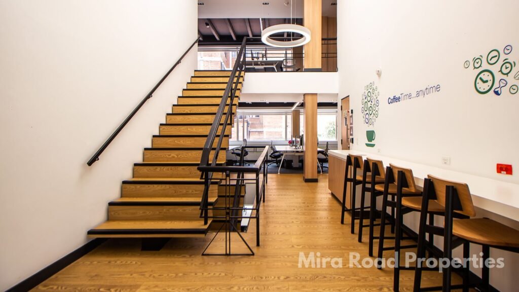 Garden facing Industrial spaces for rent in apartment Mira Road