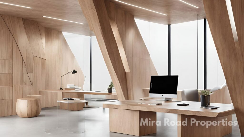 Gated community Small office for rent In Mira Road under ₹15,000