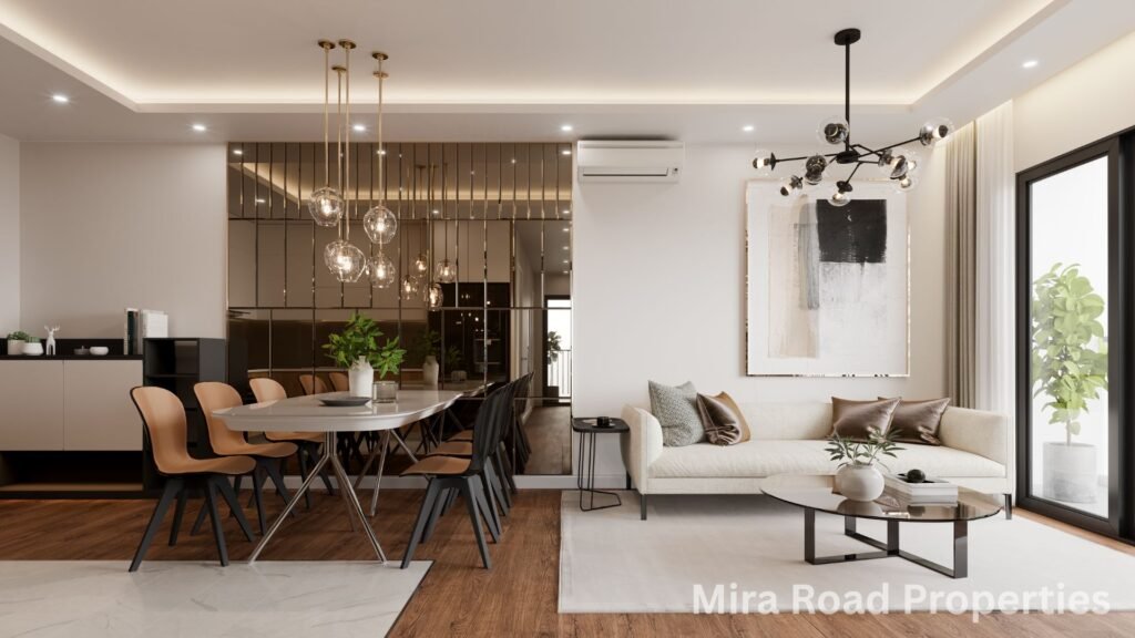 High-rise Flats in in Mira Road East near railway station for rent