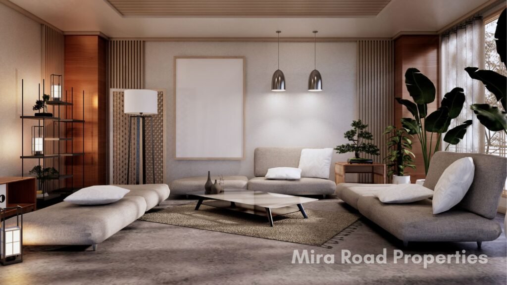Semi-furnished Flats near for rent in Western Express Highway Mira Road