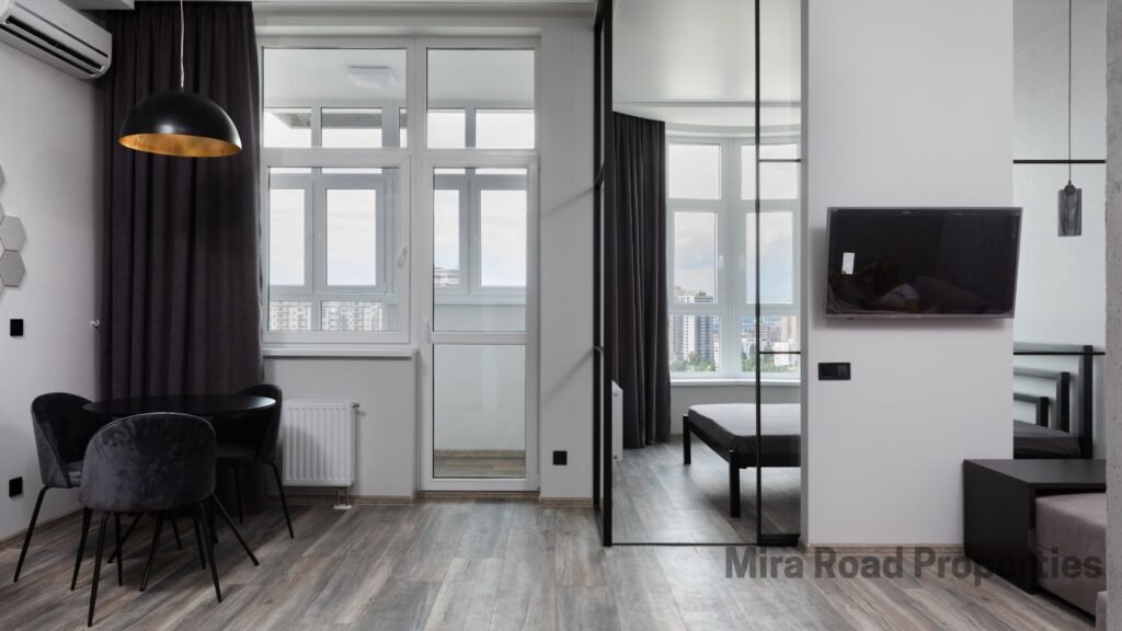 2 BHK flat for rent, Bhoomi Acres Mira Road with amenities