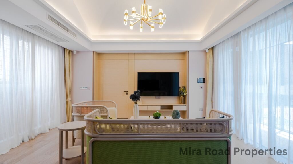 2 BHK flat for rent near metro station in Silver Park, Mira Road
