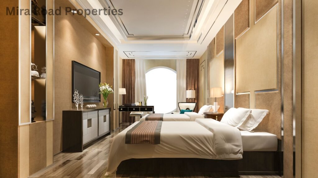 Cheap 1 BHK flat for rent in Shanti Nagar, Mira Road with amenities