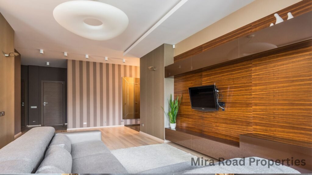Gated Community 2 BHK Flat for Rent in Ramdev Park, Mira Road