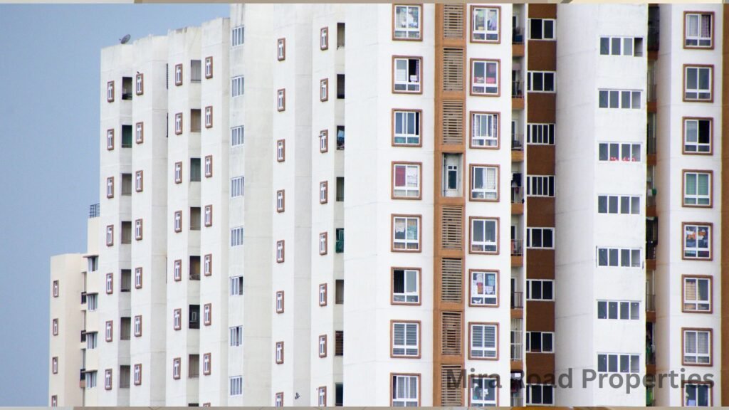 Gated community 2 BHK flat for rent Gokul Village Mira Road